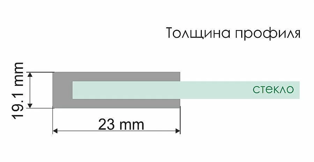 Душевая дверь WasserKRAFT Spree 14P04 90 стекло прозрачное/профиль никель