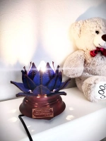 Настольный светильник лофт "Лотос"