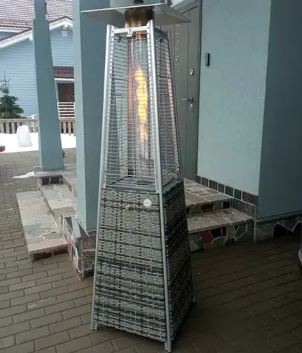 Уличный газовый обогреватель WWT 13I ROTANG Grey mini + Чехол