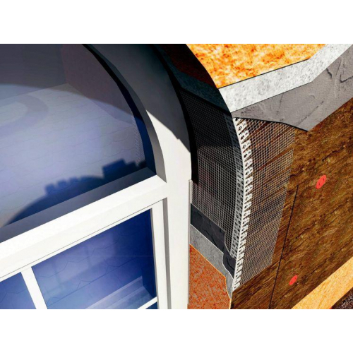 Угол штукатурный арочный 2мм 2,5м "Идеал"