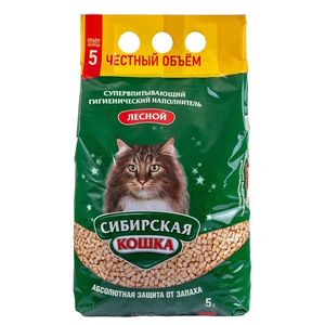 Наполнитель для кошачьего туалета, Сибирская Кошка "Лесной"