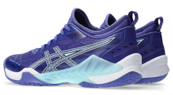 Женские кроссовки для бадминтона/сквоша Asics Blast FF 3 - eggplant/aquamarine