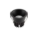 DK4400-BK Встраиваемый светильник, IP 20, 7 Вт, LED 3000, черный, алюминий