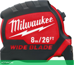 Рулетка Milwaukee Premium Wide blade (4932471818)