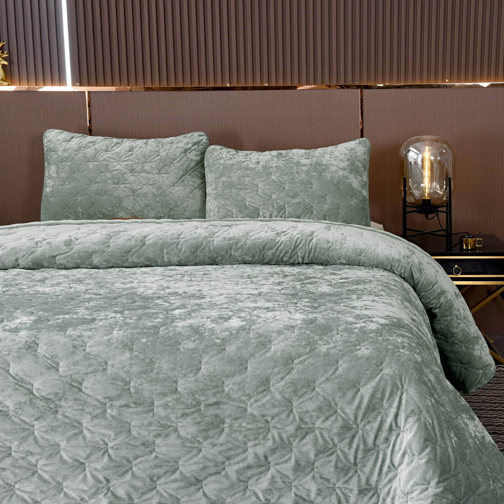 Покрывало 160x220 Sofi De MarkO Алира изумрудно-зеленое