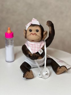 Кукла Marina and Pau 26cм Baby Monkey, виниловая (390)