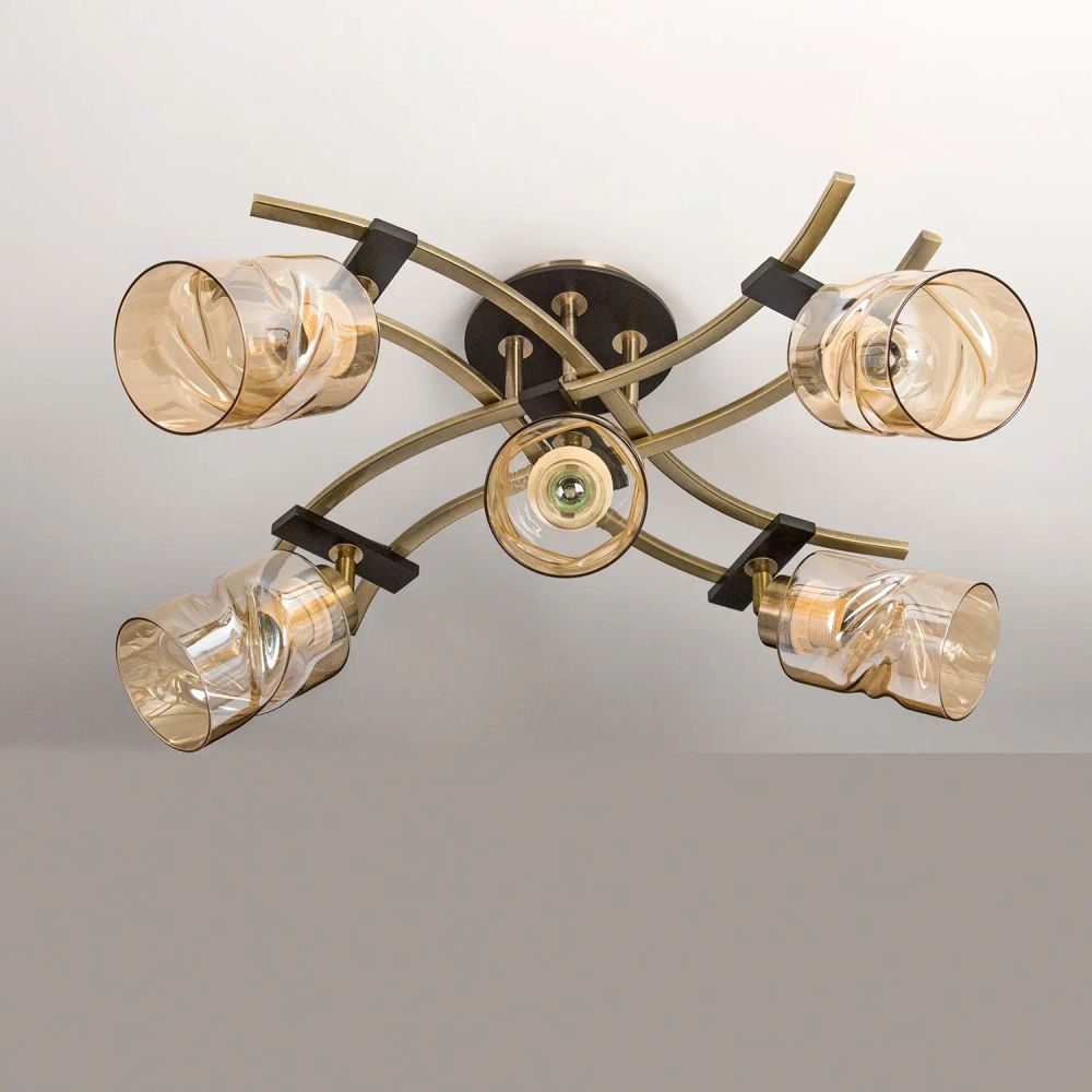 Citilux Мерида CL142154 Люстра с поворотными плафонами Бронза