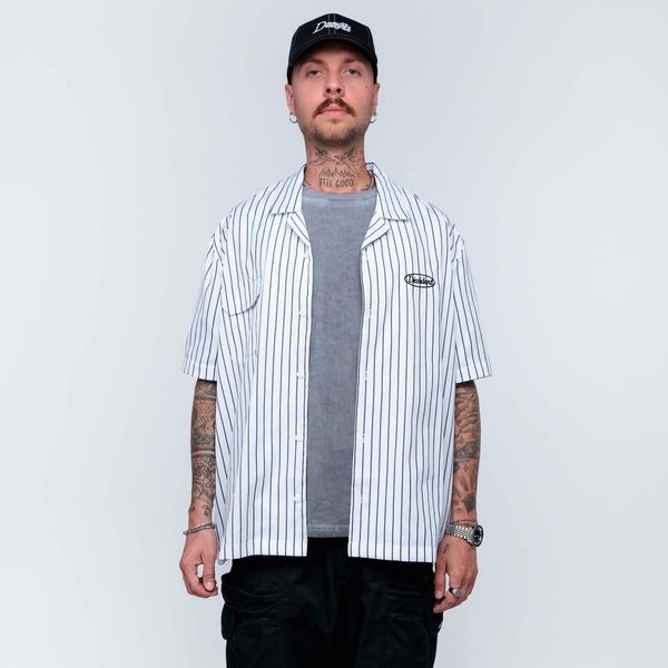 Рубашка Oval Logo белая - фото 2