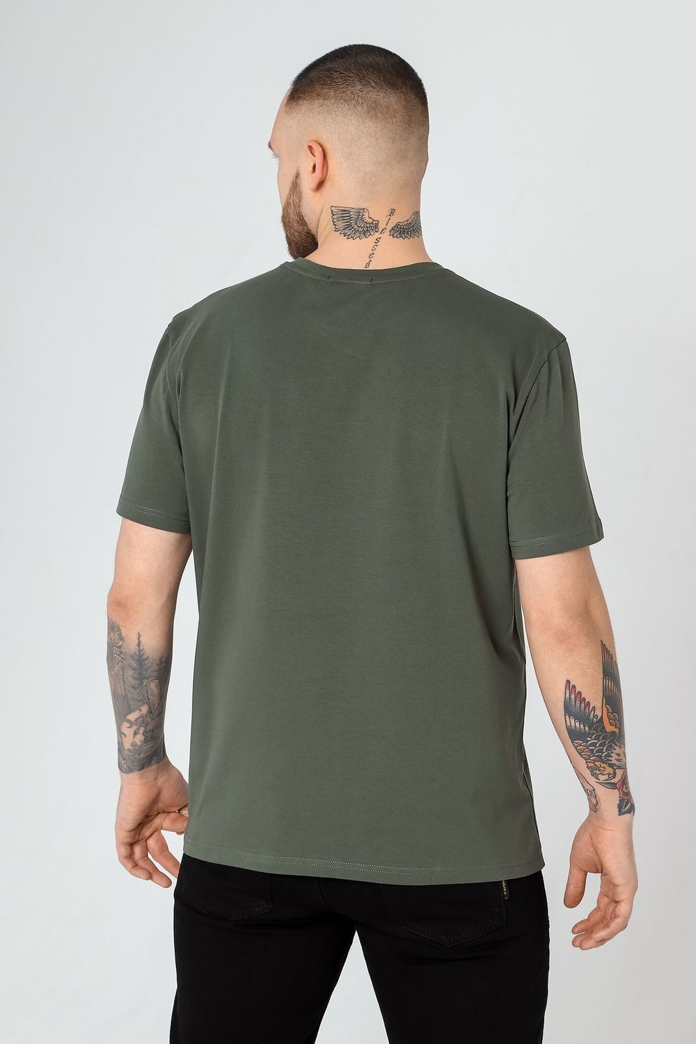 Фуфайка (футболка) мужская Клаб-5У Виотекс ХАКИ