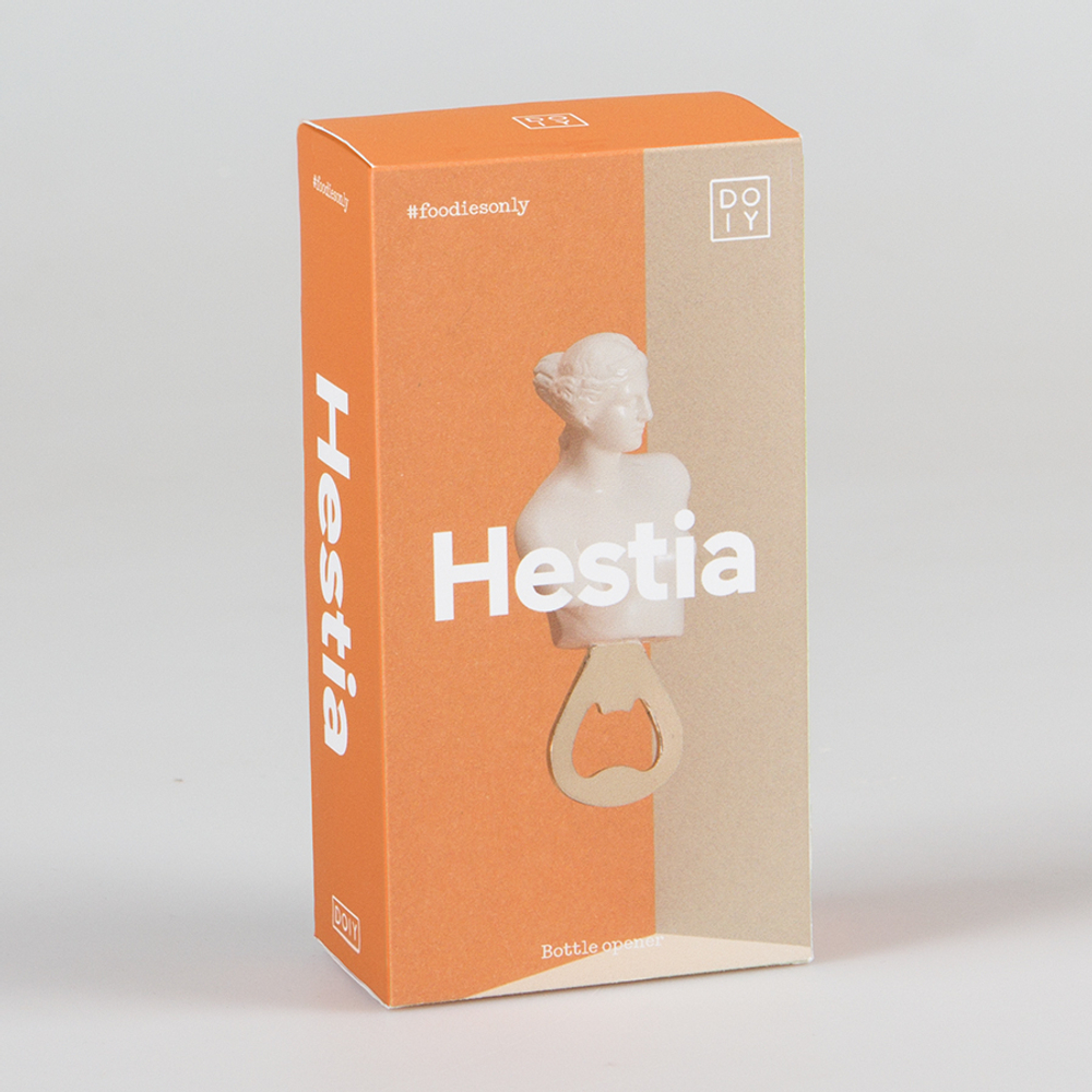 Открыватель для бутылок металлический hestia белый