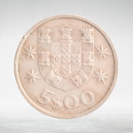 Portugal, 5 Escudos, 1969, VF