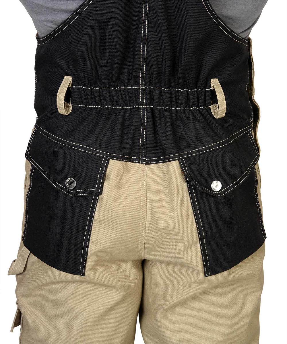 Костюм Nerss-Вест-Ворк куртка кор., п/к песочный с черным пл. 275 г/кв.м