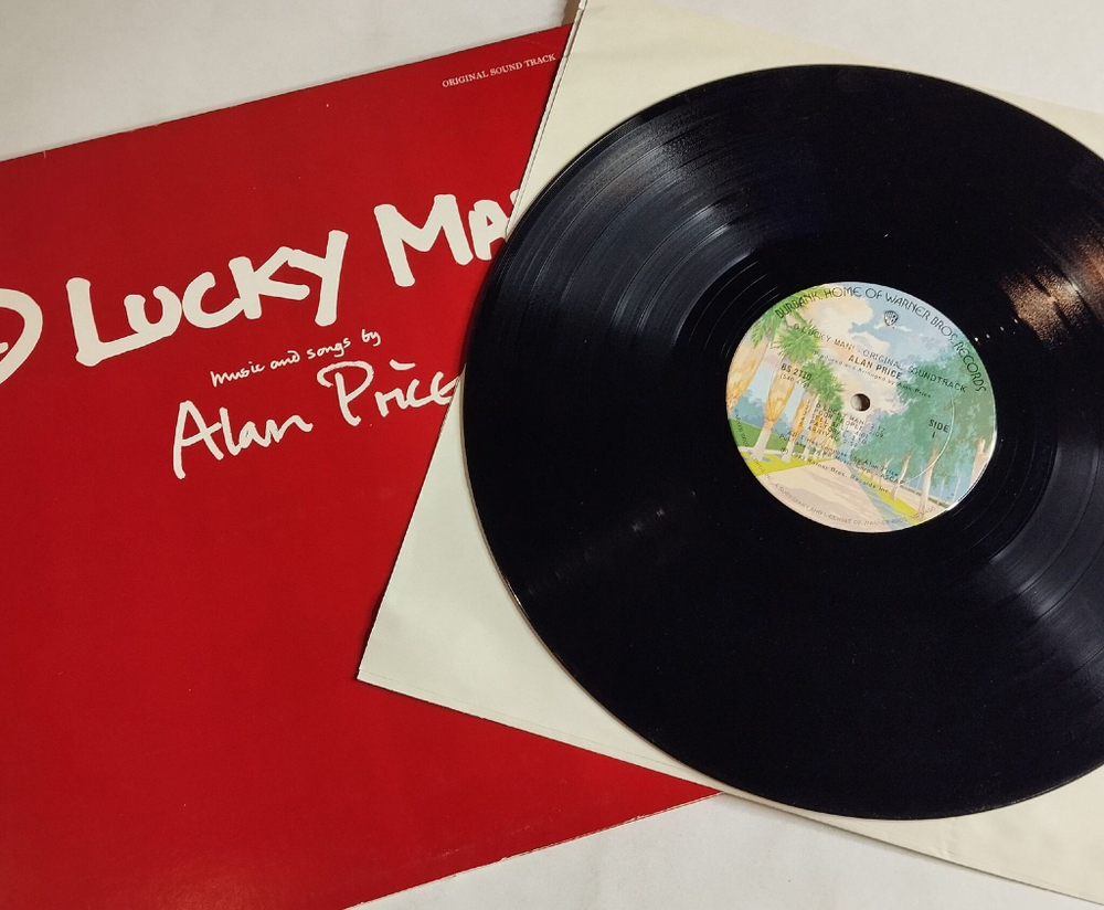 Винтажная виниловая пластинка LP Alan Price O Lucky Man О, Счастливчик Soundtrack (USA 1973)
