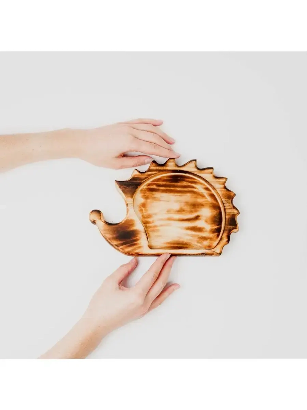 Деревянная менажница "Ежик" из кедра