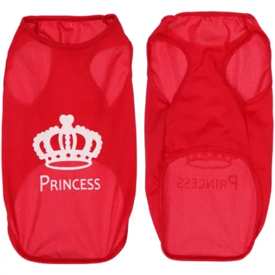 Майка для кошек и собак мелких пород «Бонита на стиле», мамина принцесса, размер L (обхват шеи 32, длина спинки 34см, объем груди 45см, от 7 до 9кг)