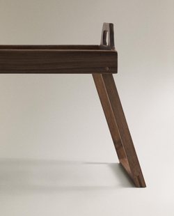 Zara Home Поднос из дерева, цвет бежевый, 52 см