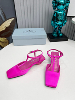 Prada Satin Slingback Pumps