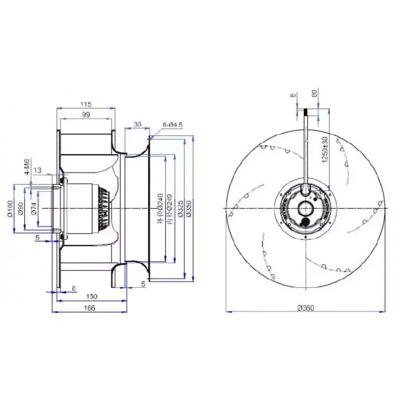 Мотор-колесо Vilmann BT-355-4D / LZN-355-4D