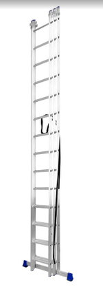 Лестница алюмин.  3секц* 14ступеней (3,97м-6,68м-9,50м) / МОНТАЖНИК