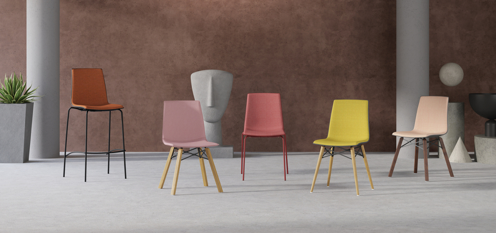 Стул на полозьях с обивкой Papatya X-treme S Sled Pro Soft