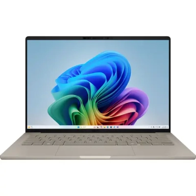 Ноутбук Asus Zenbook 14 UX3407QA-QD197W Snapdragon X X1-26-100 16Gb SSD512Gb Qualcomm Adreno 14" OLED WUXGA Win11Home beige (90NB1501-M00850)