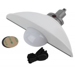 Ночник - светильник светодиодный ЭРА NLED-488-1W-MS-W настенный на батарейках с пультом белый