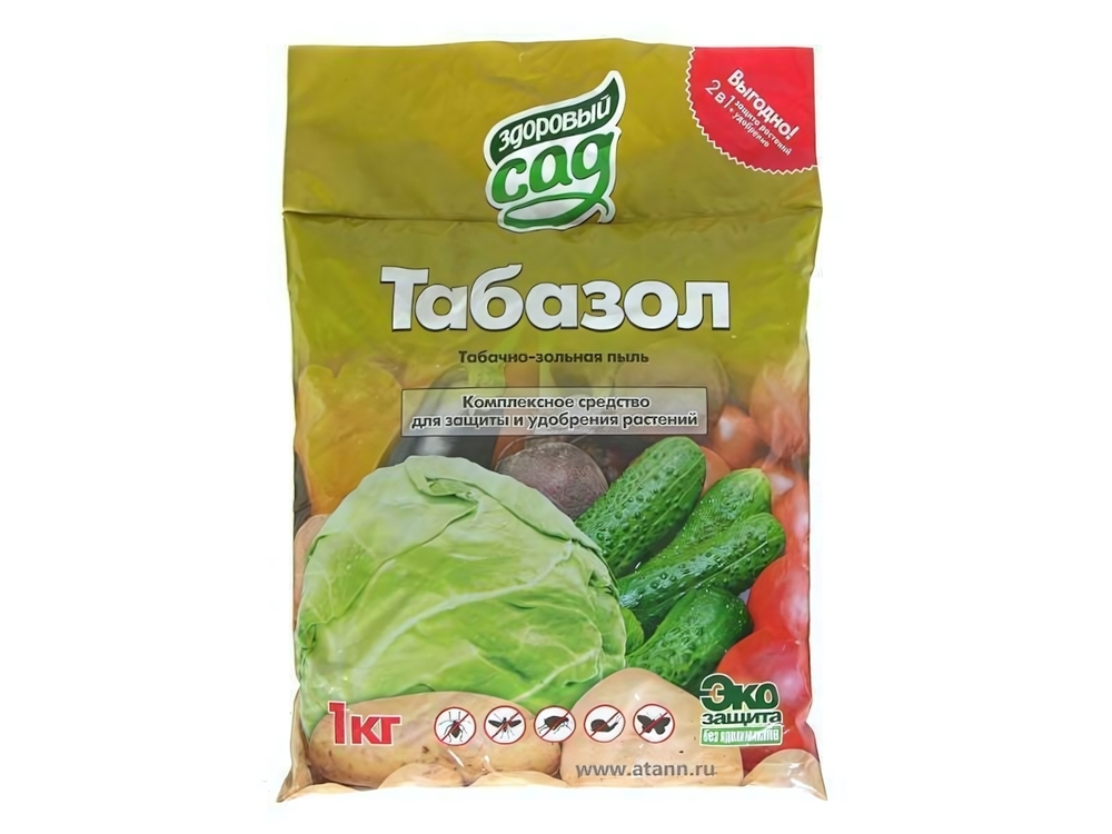 Табазол 1кг табачно-зольная пыль