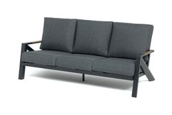 "Лотос" лаунж-зона 5-местная из алюминия, цвет темно-серый