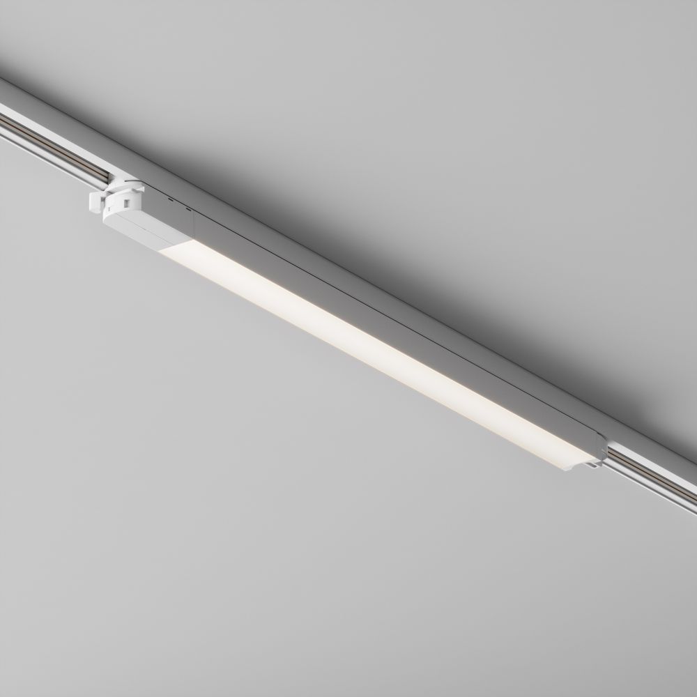 Трековый однофазный светодиодный светильник Maytoni Unity BASIS TR000-1-24W4K-W