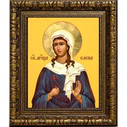 Елена мученица, дочь апостола Алфея. Икона на холсте.