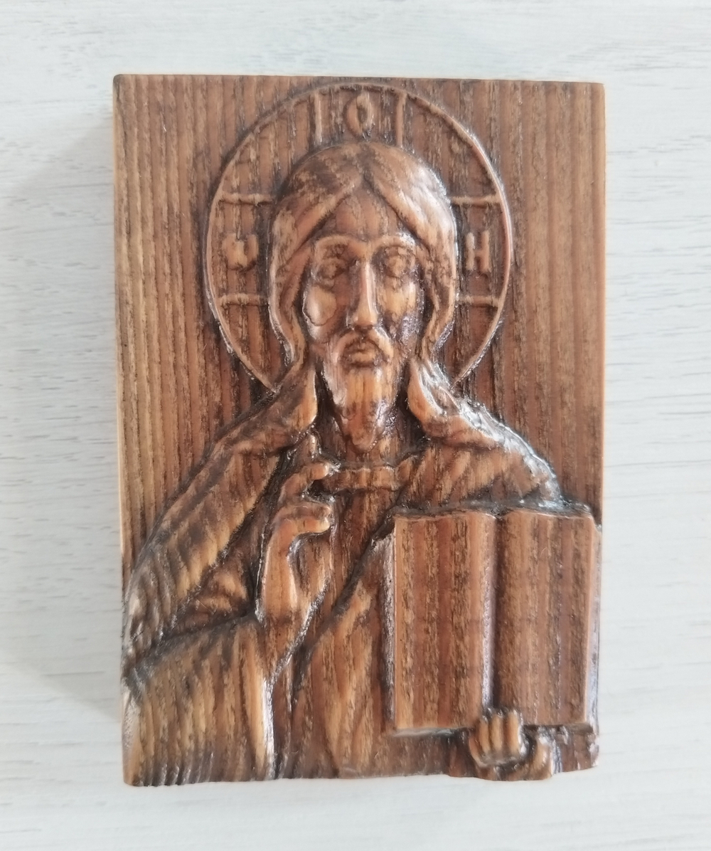 Икона деревянная Спас Вседержитель