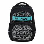 Рюкзак BRAUBERG MOTION, 2 отделения, 3 кармана, "Get away", СВЕТООТРАЖАЮЩИЙ ПРИНТ, 41х28х17 см, 273117