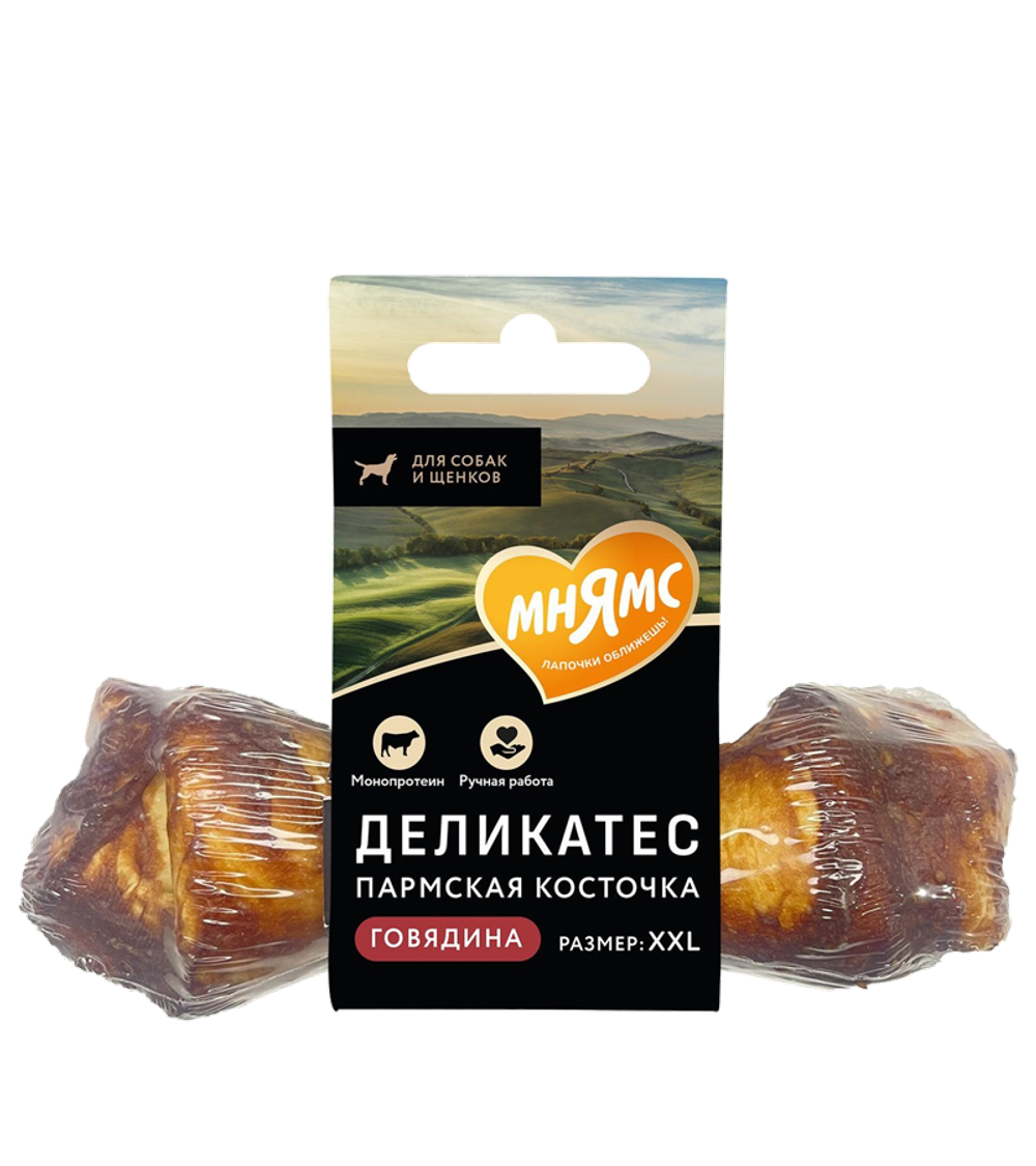 Мнямс Лакомство для собак Пармская косточка, Размер XXL