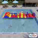 Надувной аквапарк на воде «Полоса экстрима» 20×2×1,5 м