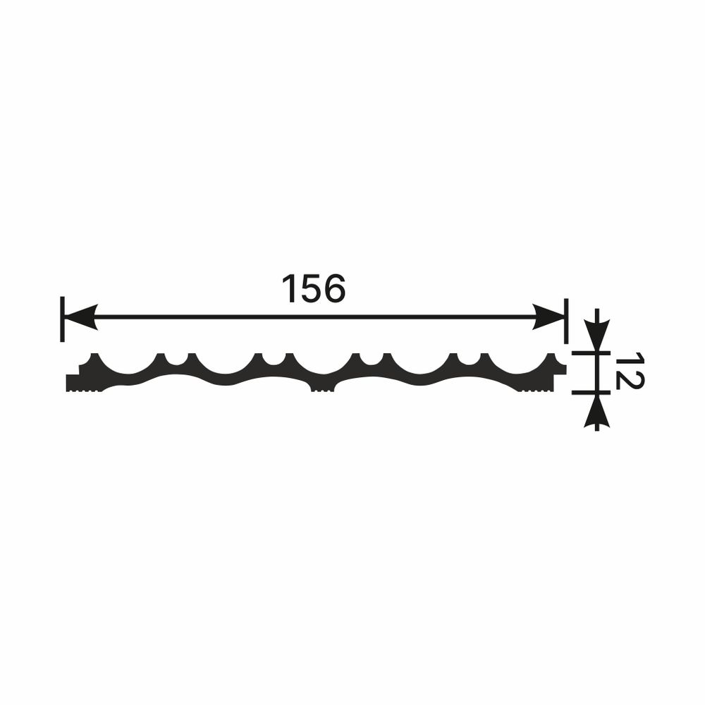 Стеновая панель Ecopolymer, 280x15,6 см