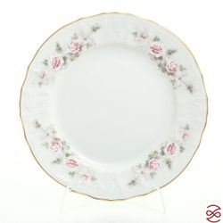 Тарелка Bernadotte Серая роза золото 19 см (1 шт)