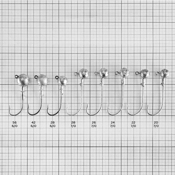 Джига Шар, крючок Eagle Claw 410M, один стопор: бородка, 28 г (7/0) (Тонар)