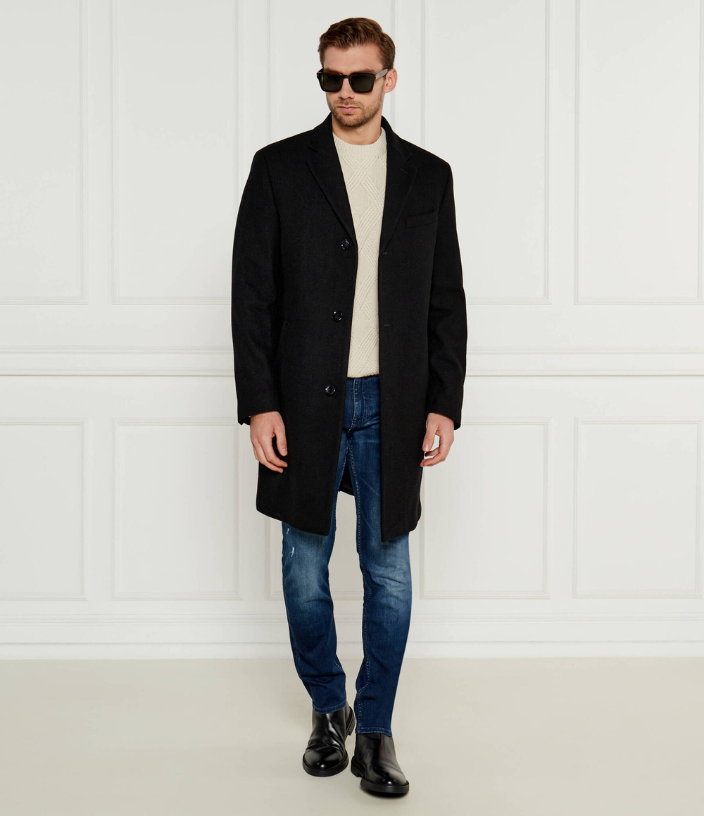 Шерстяное пальто Hechter Paris - черный(45012-142270)