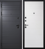Квартирная металлическая дверь с внутренним открыванием - 1000