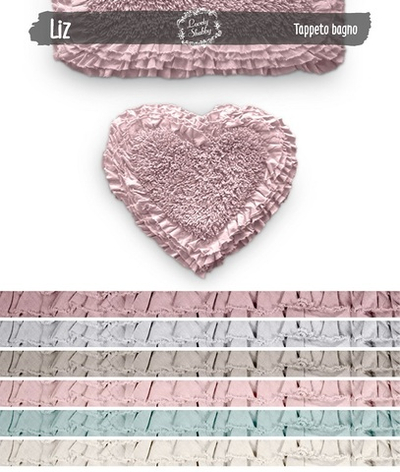 Коврик для ванной Прямоугольный "Лиз" 50х80см, 6 видов, Хлопок