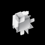 Коннектор угловой внутренний для магнитного шинопровода Maytoni Radity TRA084CT-12W