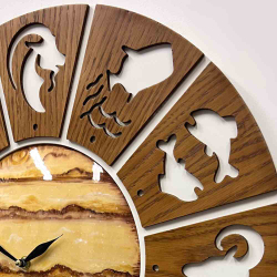 Настенные большие часы CL-50-1-Zodiac Castita