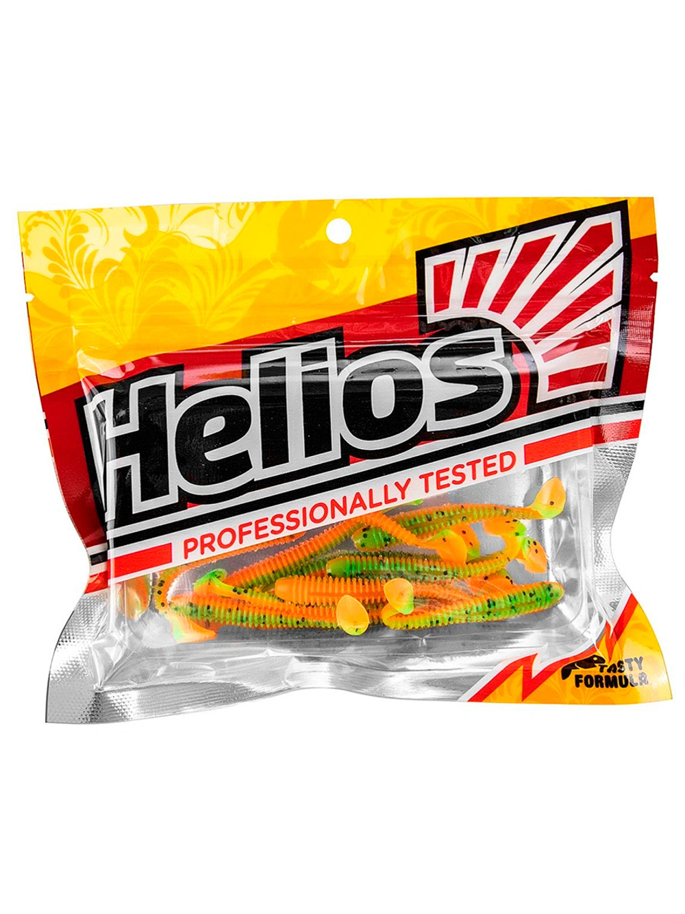 Виброхвост Helios Liny Catcher 2,35"/6 см Dark Star 12шт. (HS-5-047)