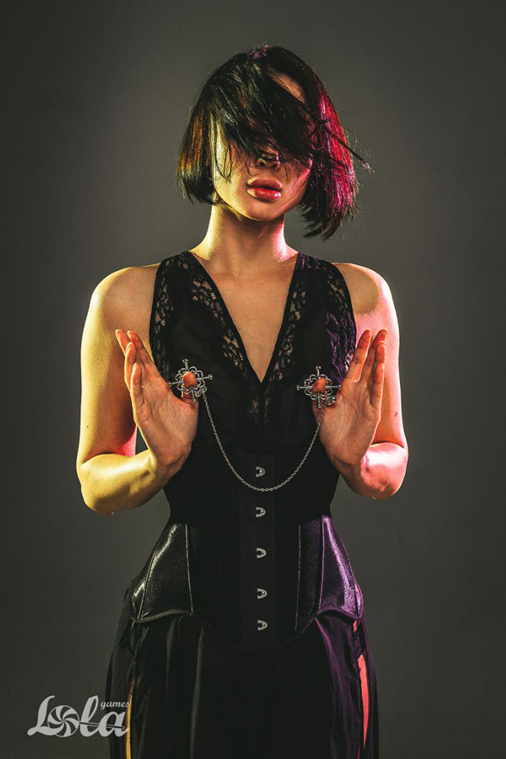 Серебристые зажимы на соски Lola Games Party Hard Dare You 1164-01lola