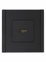 FORTE&PIANO Розетка HDMI FP140 черный IEK