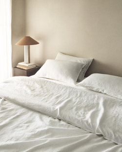 Пододеяльник Zara Home, лён 100%, однотонный, 7150/088