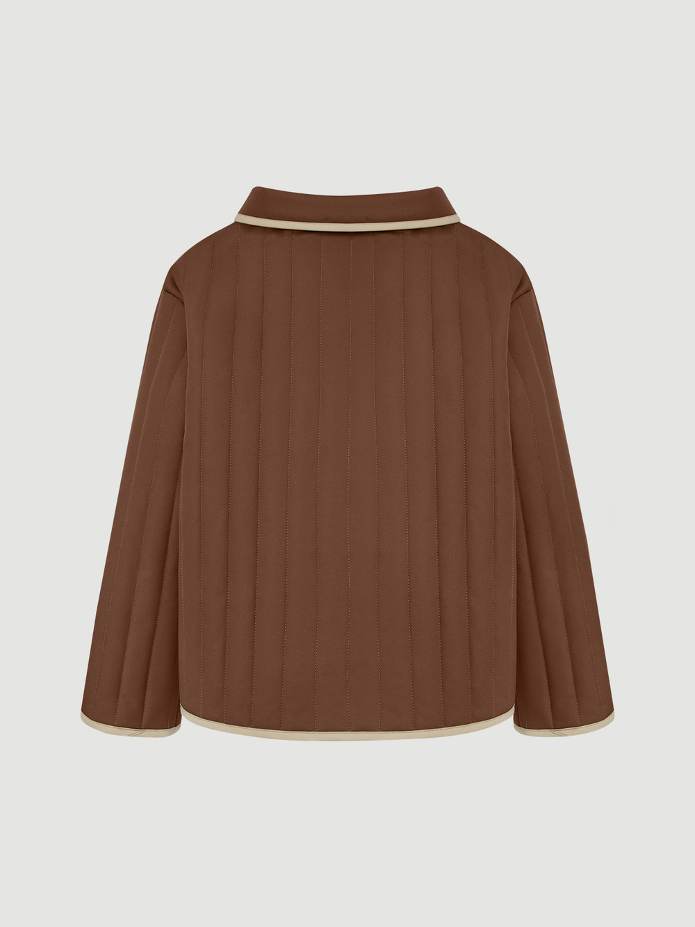 Куртка стёганая двухсторонняя Mjölk Terracotta/Beige