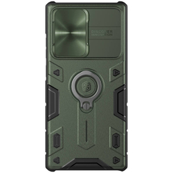 Противоударный чехол с кольцом и защитой камеры Nillkin CamShield Armor Case для Samsung Galaxy Note 20 Ultra