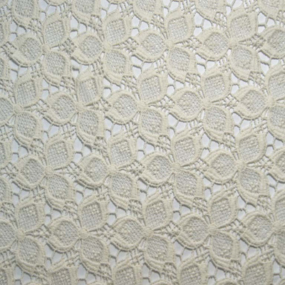 Кружевное полотно 100% хлопок, 120 см, молоко