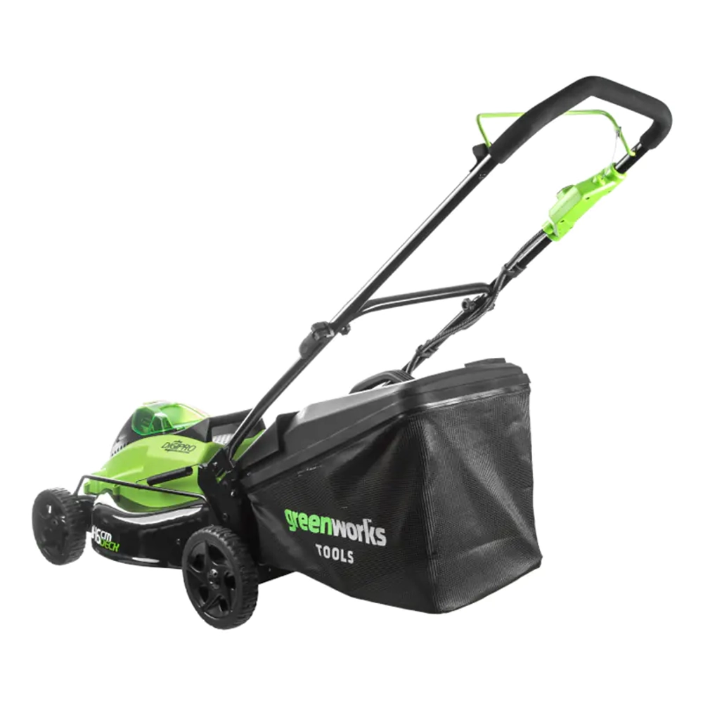 Аккумуляторная газонокосилка Greenworks GD40LM45K4 40В (1 x 4 Ач, ЗУ) нож 45 см, 2500407UB